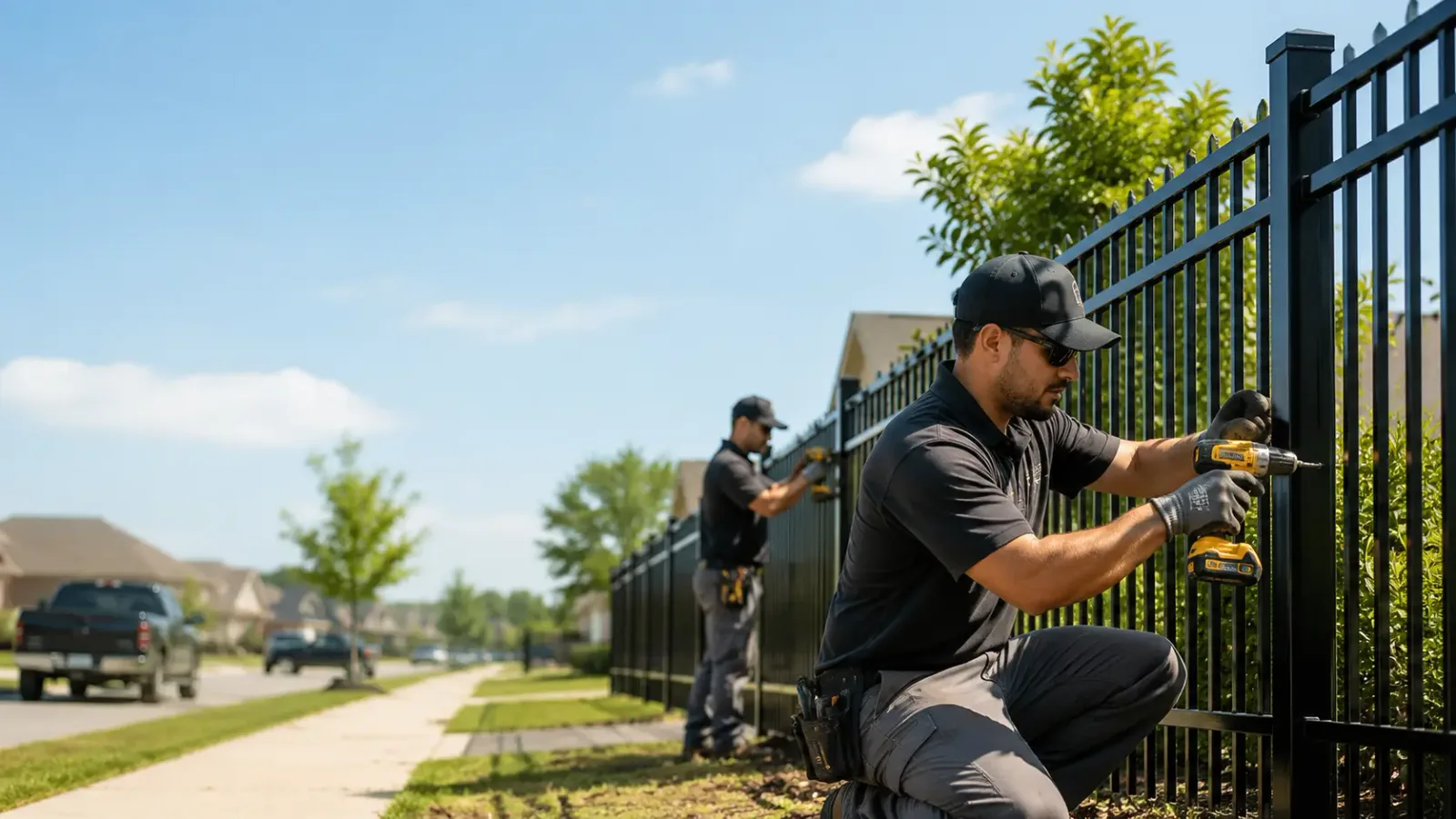 Metal Fence Installation in Oak Park, CA